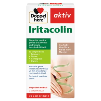 Illustration of the product packaging Doppelherz aktiv Iritacolin front view